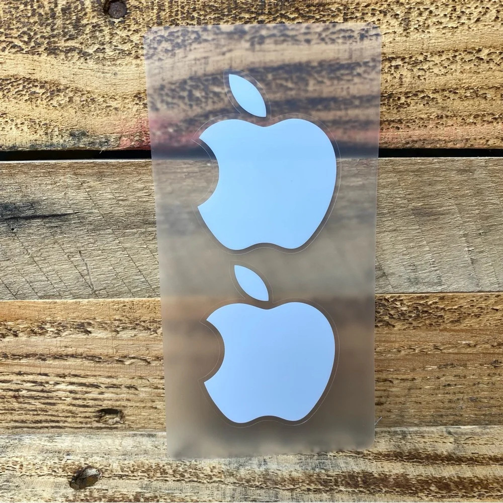 Authentic Apple White Logo Sticker Decal iphone ipod apple stickers